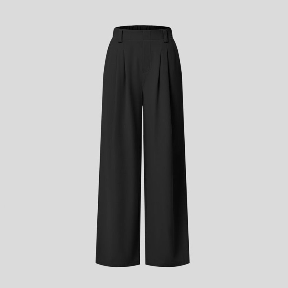 Halara Flex™ High Waisted Wide Leg Waffle Work Pants - size large - Picture 9 of 10